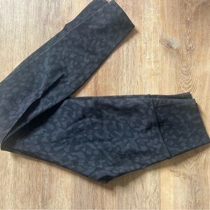 Lulu Black Patterned Leggings